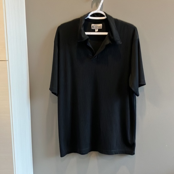 Vintage 90s TagRag Men’s Black Lightweight Polo Size XL - Picture 9 of 13